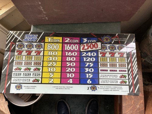 Vtg casino slot - slot, glass