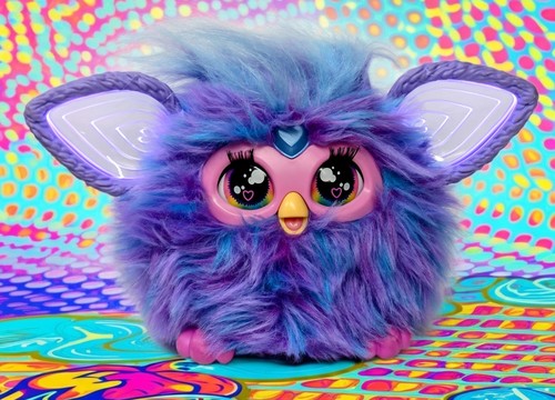 Hasbro furby peluche viola blu - furby,
