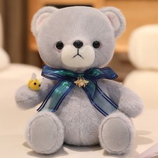 Peluche pupazzo cervo e orso decorazione fiocco carino per bambini e regalo