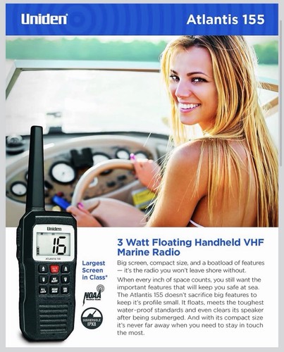 Uniden radio portatile vhf - uniden,