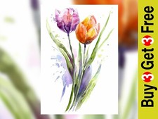 Stampa Tulipani Primaverili