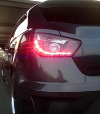 FANALI FARI POSTERIORI ROSSI/FUME' FRECCE LED SEAT IBIZA 6J 3 PORTE  06/08--2012