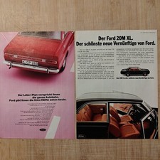 2x Ford 20M XL Auto d'epoca
