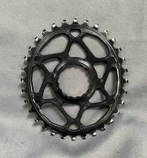 AbsoluteBLACK 1x Oval Chainring 32t Narrow-Wide 3mm Offset Boost Race Face Cinch