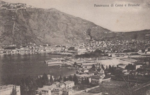 Cartolina como brunate - como, e
