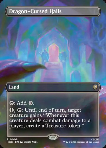 Mtg dragon cursed halls exc - dragon-cursed,