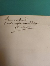 NISARD, Charles, Correspondance inédite du Comte de Caylus, avec le P. Paciaudi