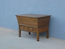 Mobile madia in legno massello con piano apribile, '900 - L 104,5 cm!