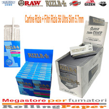 Cartine Rizla Argento Corte Silver Regula + Filtri Rizla Ultra Slim 5.7mm Pocket