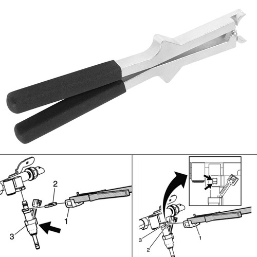 Injector retaining clip - retaining,
