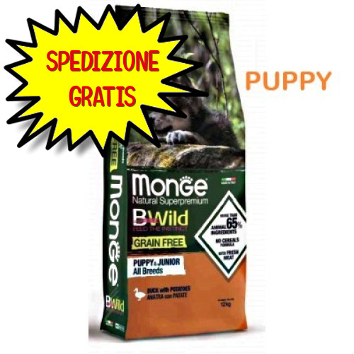 Monge cane crocchetta bwild - monge,