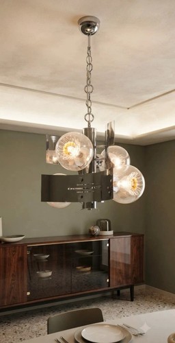 Lampadario sospensione vintage - sospensione,