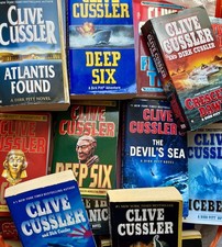 Lot of 10 Clive Cussler
