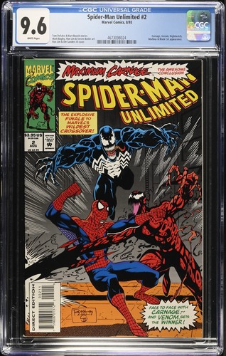 Cgc spider man unlimited - cgc, 9.6