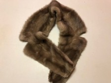 COLLO DI VISONE GRIGIO CHIARO - Vintage - Morbidissimo
