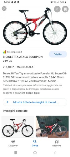 Bicicletta uomo colore - bicicletta,