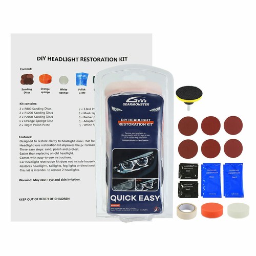 Kit restauro fari auto veicolo - auto,