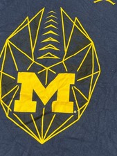 Nike Jordan Uomo T-Shirt University of Michigan – Blu Navy, Taglia XL