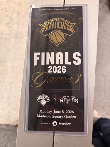 Biglietto commemorativo knicks - biglietto,