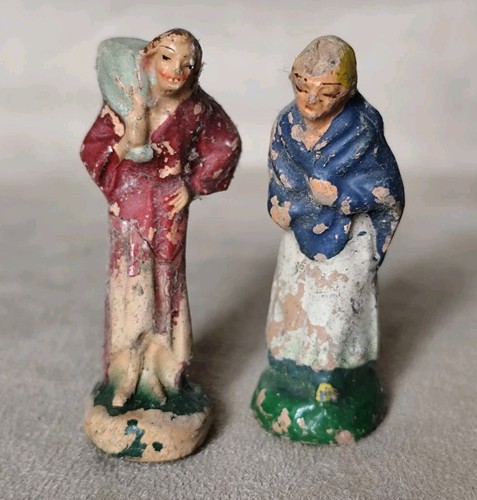 Contadine presepe vintage - 2,