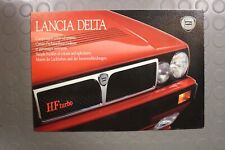 DEPLIANT BROCHURE PROSPEKT LANCIA DELTA Lx GT HF Turbo Campionario Colori 1991