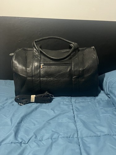Borsone similpelle nero - borsone,
