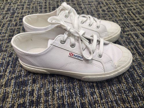 Superga unisex leather lace - unisex, lace-up
