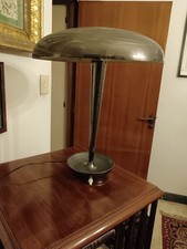 Grande lampada da tavolo ministeriale vintage design lume Space Age