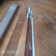 Set sci antichi Kandahar con le scarpe, valore storico/museale vintage 