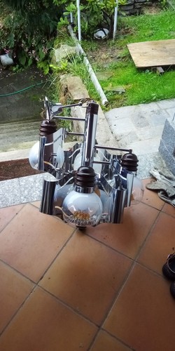 Lampadario vintage anni - lampadario,