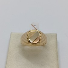 ANELLO DA UOMO IN ORO GIALLO
