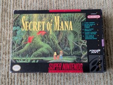 Secret Of Mana Super Nintendo SNES Squaresoft SOLO SCATOLA NO GIOCO