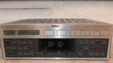 REVOX B215 PROFESSIONAL CASSETTE DECK AS NEW SERVICED WITH ORIGINAL OWNER MANUAL