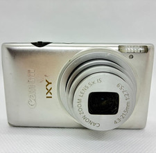 Canon IXY 410F/PowerShot ELPH 300 HS/IXUS 220HS fotocamera digitale argento dal Giappone