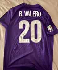 Maglia Fiorentina Borja Valero Autografata Originale