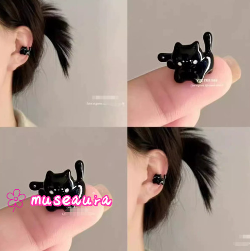 Senza piercing orecchini gatto - piercing,
