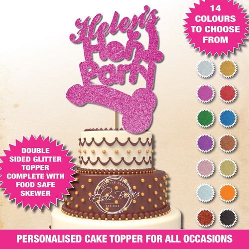 Topper torta doppio glitter - torta,