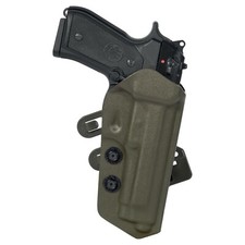 fondina militare VKFM8 VEGA HOLSTER IN POLIMERO NERO VERDE TAN CON ATTACCO MOLLE