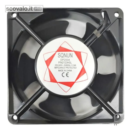 Ventola assiale 120x120x38mm - ventola,