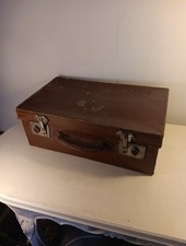 Valigia vintage rigida marrone