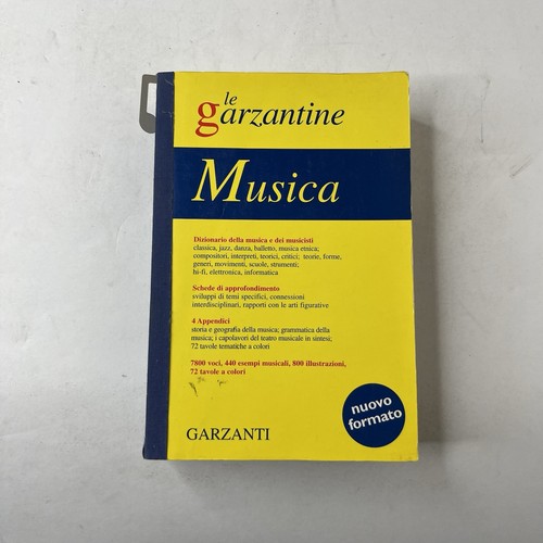 Garzantine musica ed - garzantine,