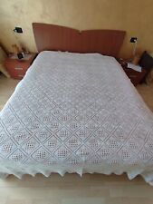 copriletto matrimoniale uncinetto + Centri + copriletto Lettino 