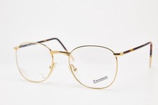 ESSILOR UNIVERSITE 1011 001 48-22 G/T Vintage Round Frame Eyewear 80*?Woman Man