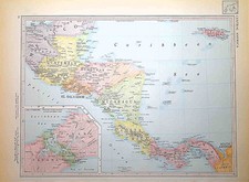 MAPPA AMERICA CENTRALE del