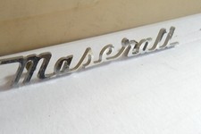 badge scritta Maserati 140 mm Bora Merak vintage old car