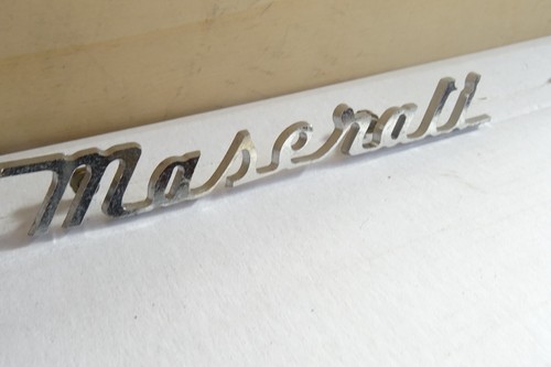 Badge scritta maserati - scritta,