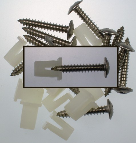 Set clip viti griglia - clip, e