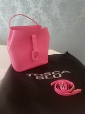borsa tosca blu Fucsia