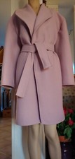 CAPPOTTO IN LANA COTTA handmade vaiolet