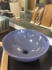 Nic Flavia 001034 Lavabo a ciotola tondo Da Appoggio Colorato cm 38 viola 
